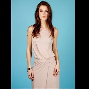 FILIPPA K Dusty Pink Viscose Drape Tank Dress XS